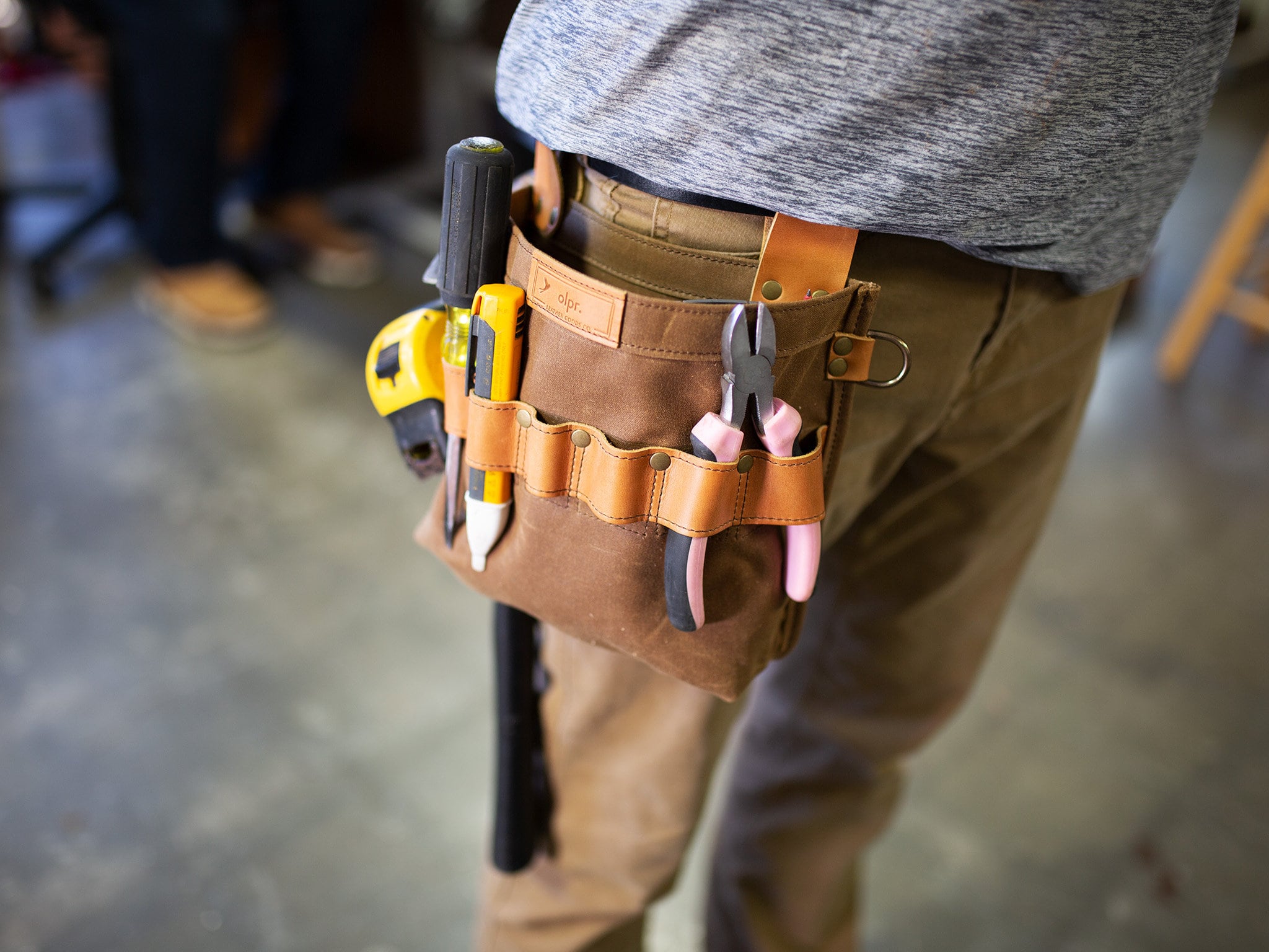 Pochette top outils ceinture