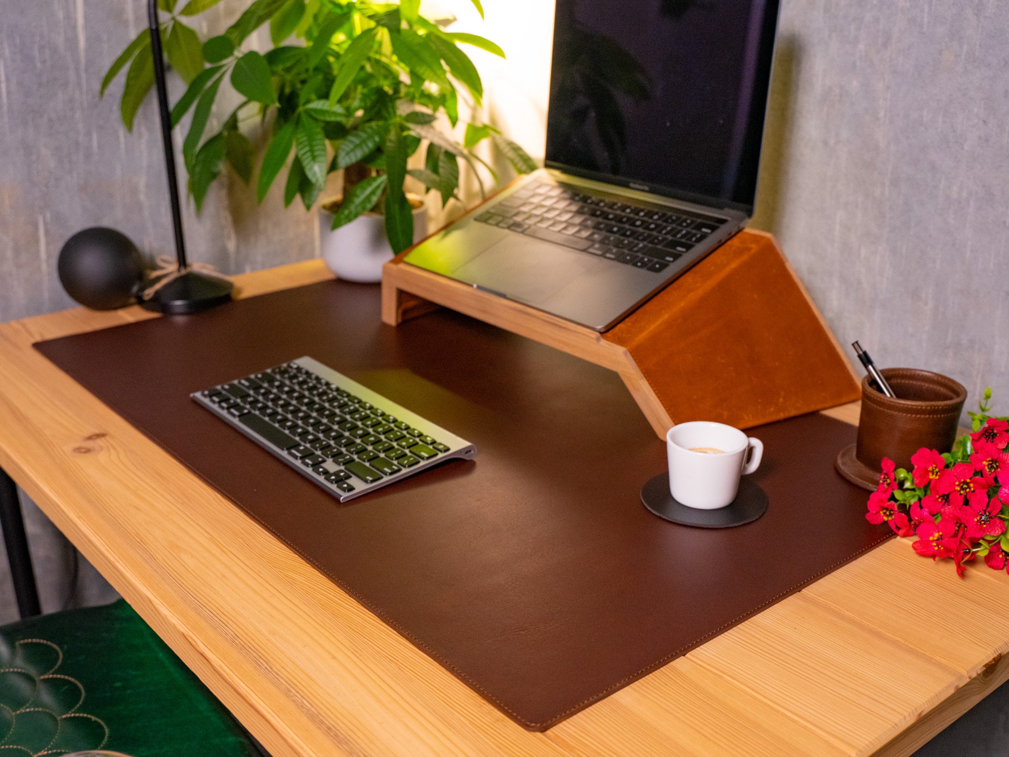 Leather Desk Pad / Table Placemats / Desk Mat / Table Etsy
