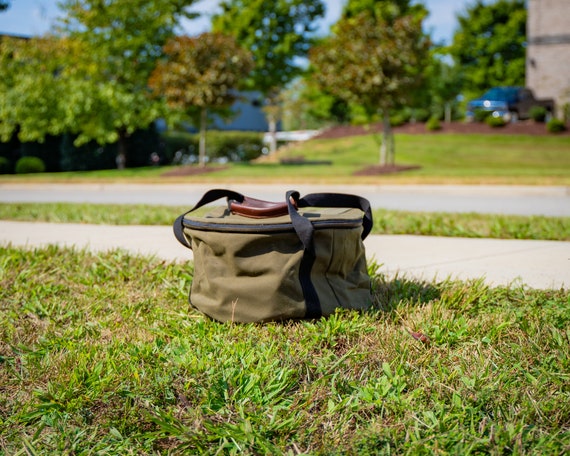 Dutch Oven Cover, Oven Tote Bag, Dutch Oven Carrier, Dutch Oven Bag, Wax  Canvas Bag for Dutch Oven, Cover for Dutch Oven 