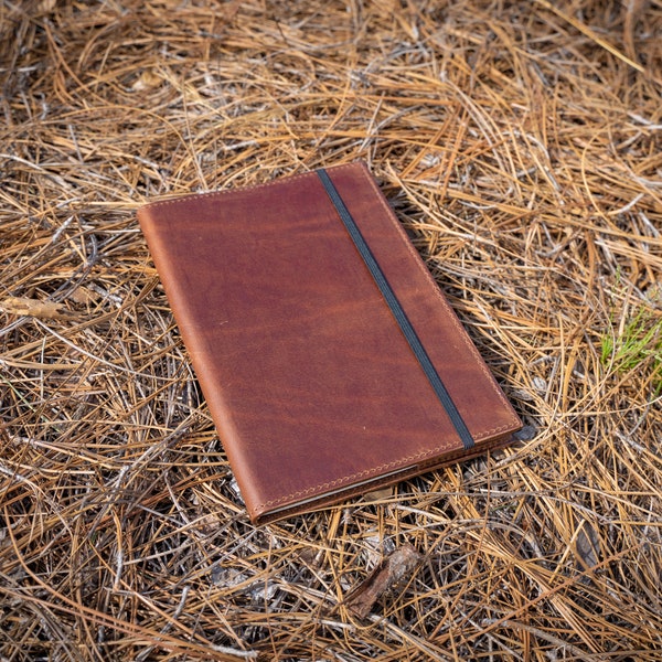 Leuchtturm1917 Funda de diario de cuero, Cuaderno de cuero A5 recargable personalizado, Funda de cuero hecha a mano, Funda de diario de cuero genuino