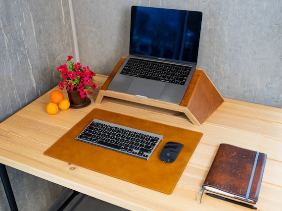 Leather Desk Pad / Table Placemats / Desk Mat / Table Protector