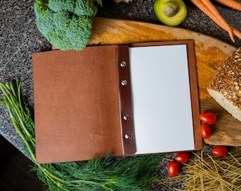 Brown Menu Screw Post Binding, Leather Menu Cover with Logo, Menu Book, Soft Menu, Menu Folder, Custom Menu Folio, Restaurant Menu Holder