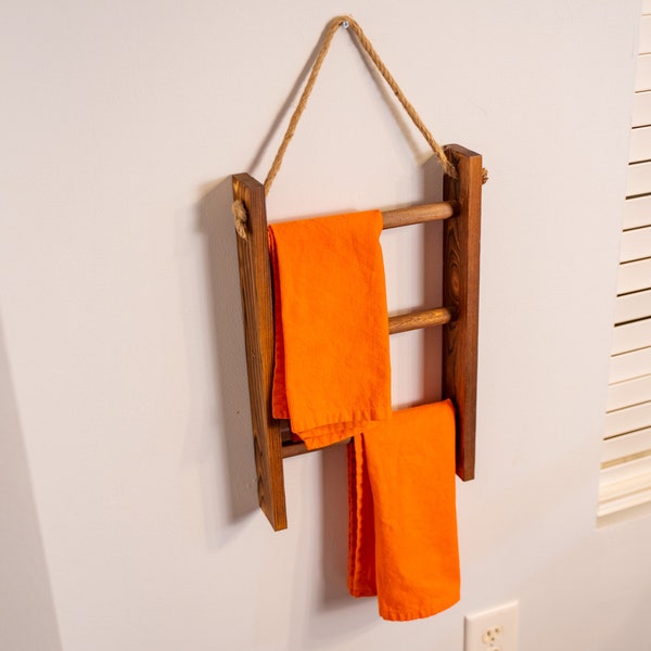 Wood Towel Racks Etsy