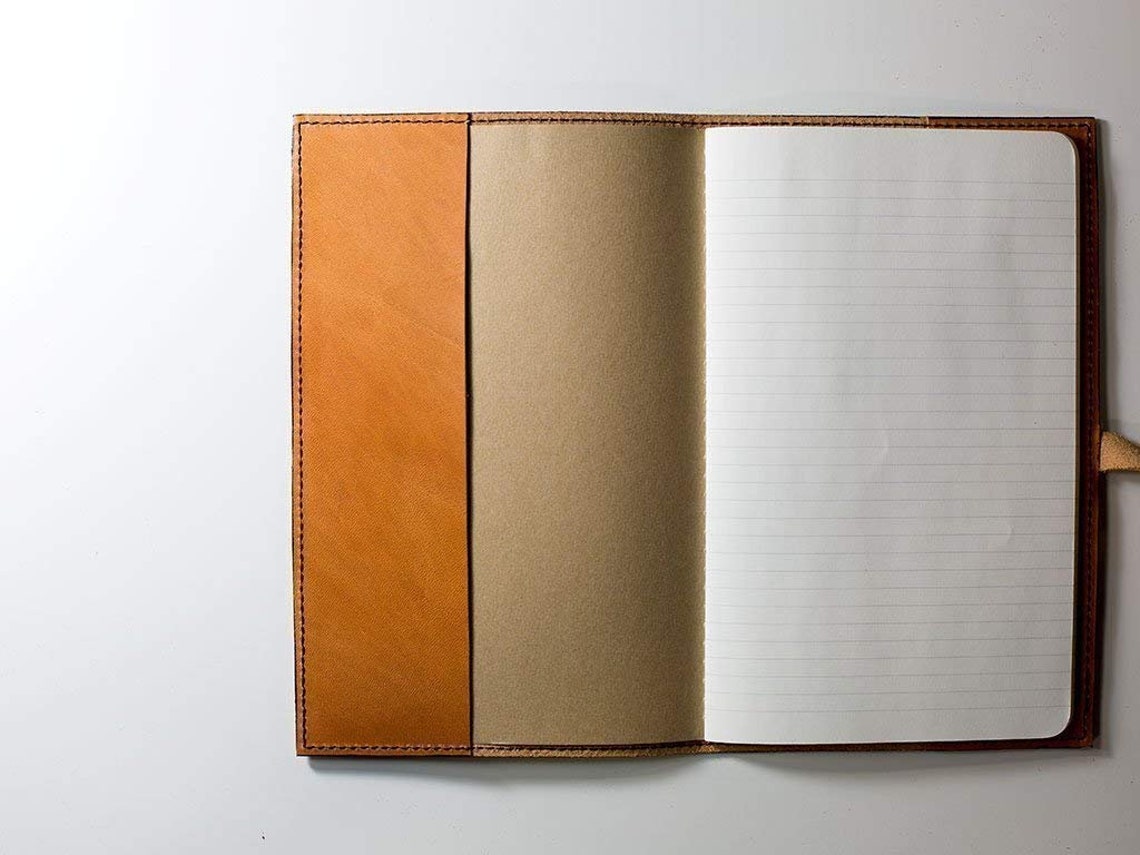 Personalized Leather Journal Cover for Moleskine Cahier Etsy