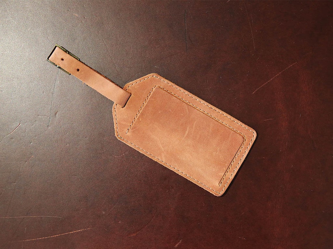 Leather Luggage Tag Personalized Luggage Tag Suitcase Tag Etsy