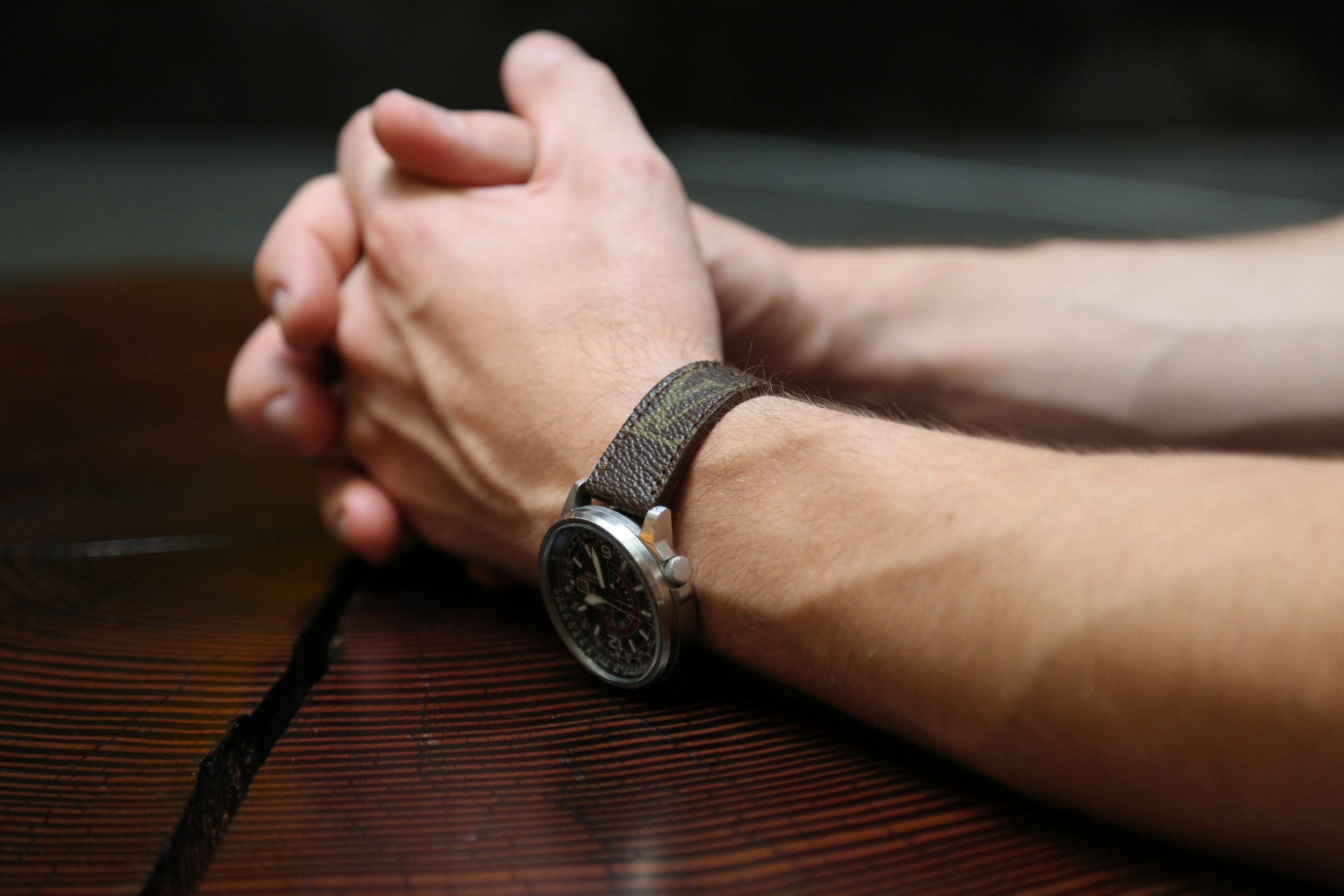 louis vuitton watch strap 22mm