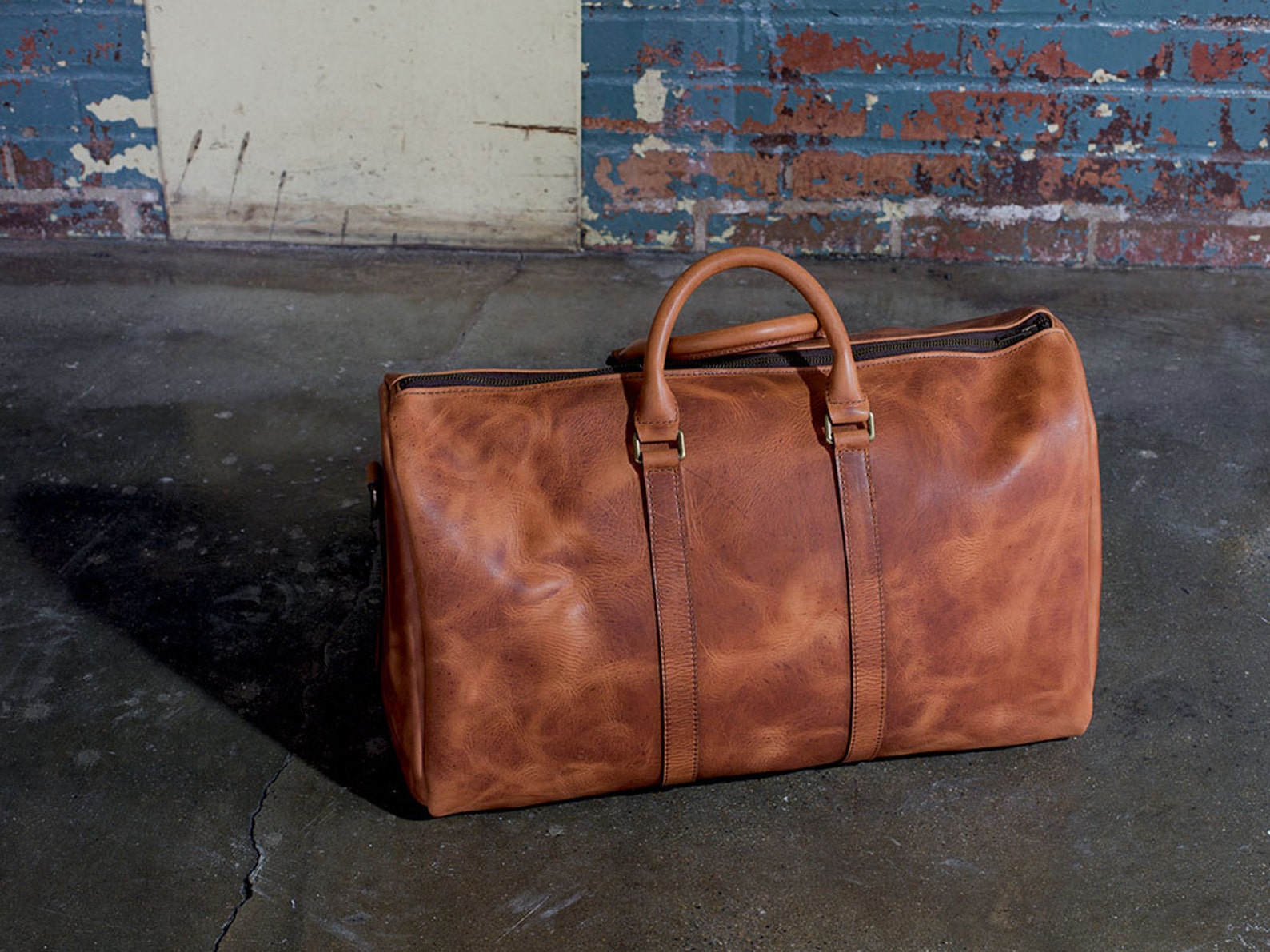 Travel Bag Luggage Bag Leather Travel Bag Leather Etsy