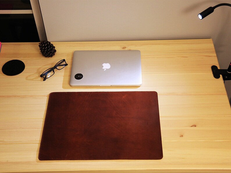 Leather Desk Pad / Table Placemats / Desk Mat / Table Etsy
