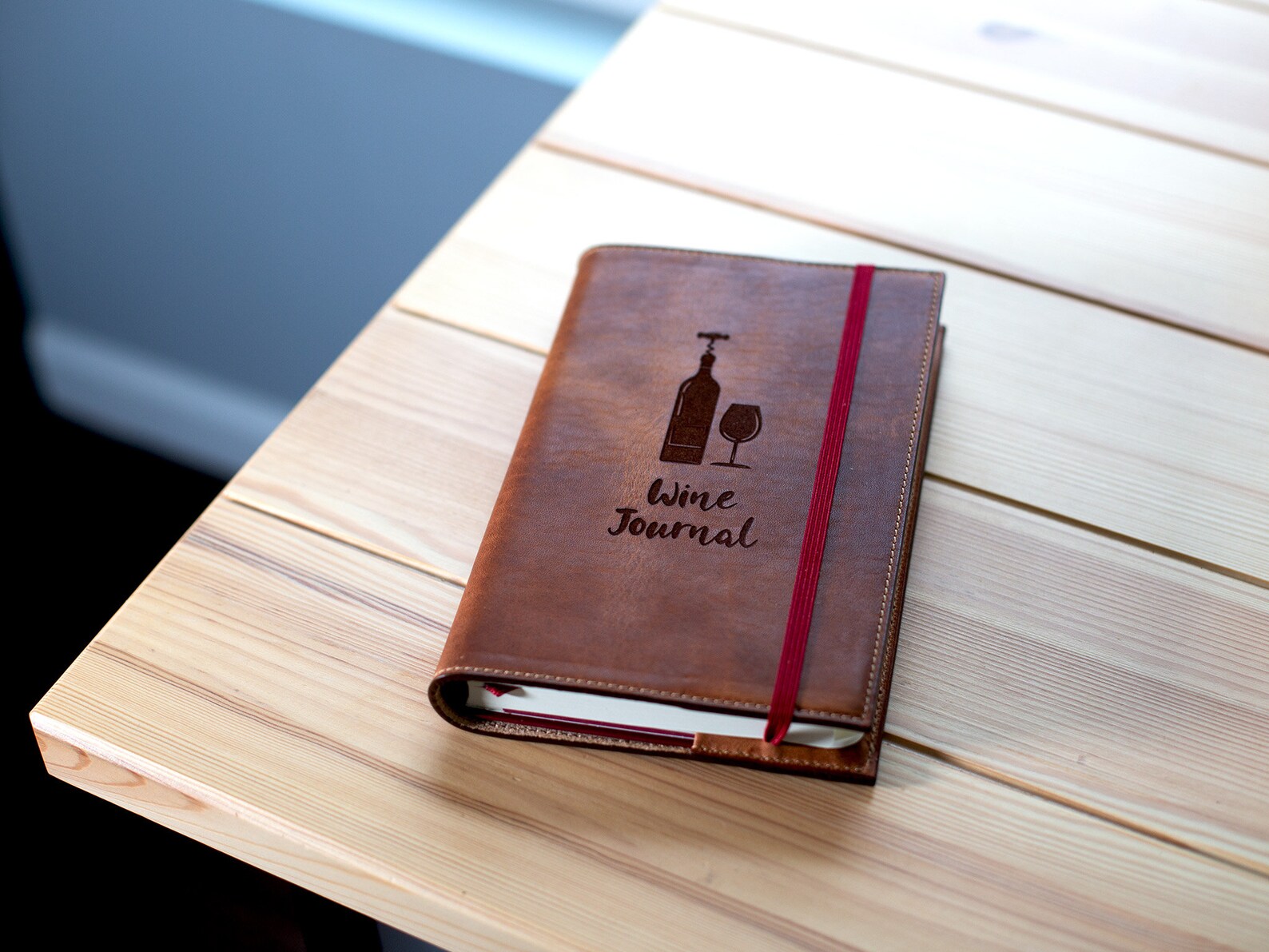 Moleskine Wine Journal Cover / Leather Cover for Moleskine Etsy
