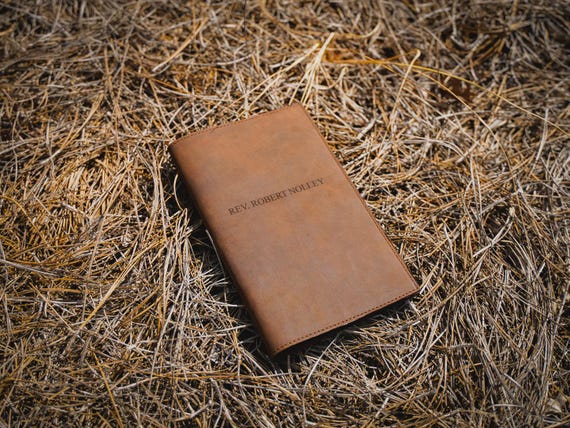 Leather Moleskine Journal Cover, Custom Engraving Journal, Personalized Refillable Notebook