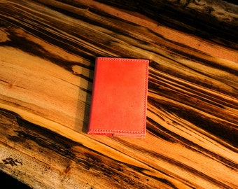 Mini Leather Journal | Moleskine Volant Small Notebook 2.5x4.5 in | Refillable Mini Travel Journal | Pocket Notebook Cover Red