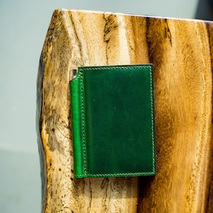 Pocket Size Notebook with a Pen, Refillable Leather Cover for Extra Small Moleskine Volant, Mini Journal Cover Personalized, 5 colors