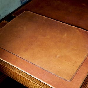 Leather Desk Pad Etsy
