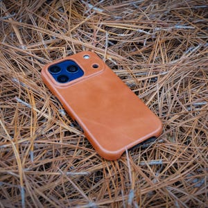 Natural Leather iPhone 17 Case image 8