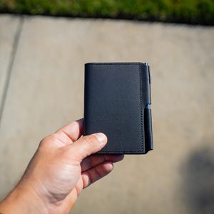 Vintage Leather Journal Wallet 2.0, XSmall Leather Wallet, Leather Refillable Journal, Leather Notebook Cover Moleskine Volant