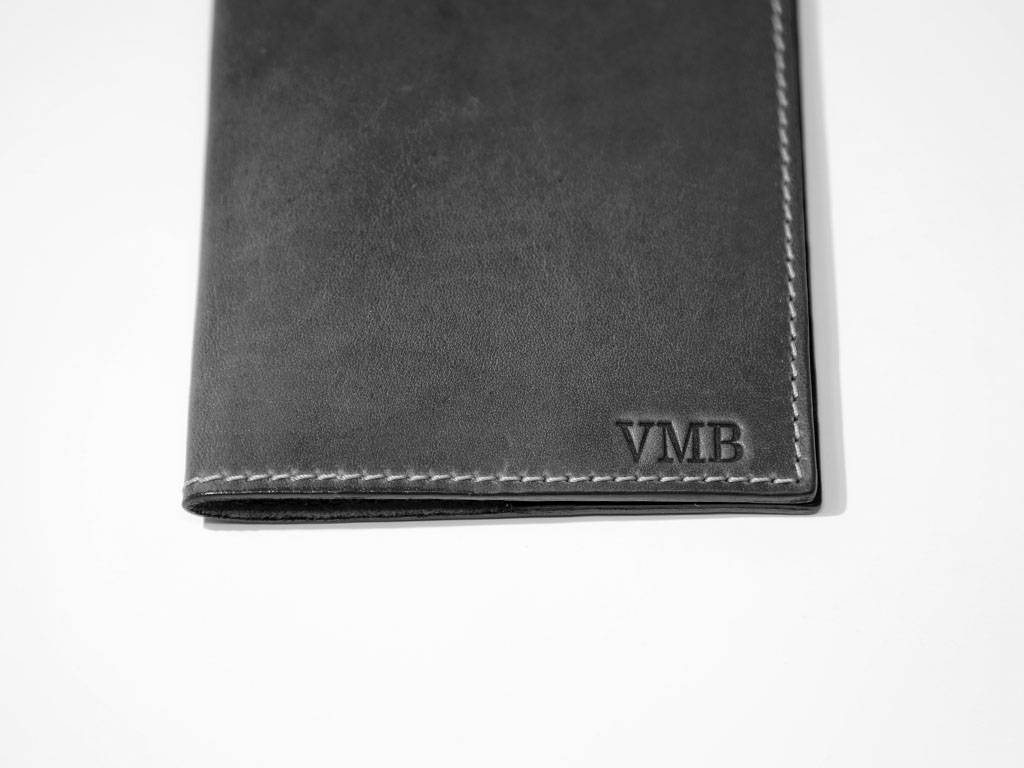 Black Leather Moleskine Journal Cover Refillable Leather Etsy