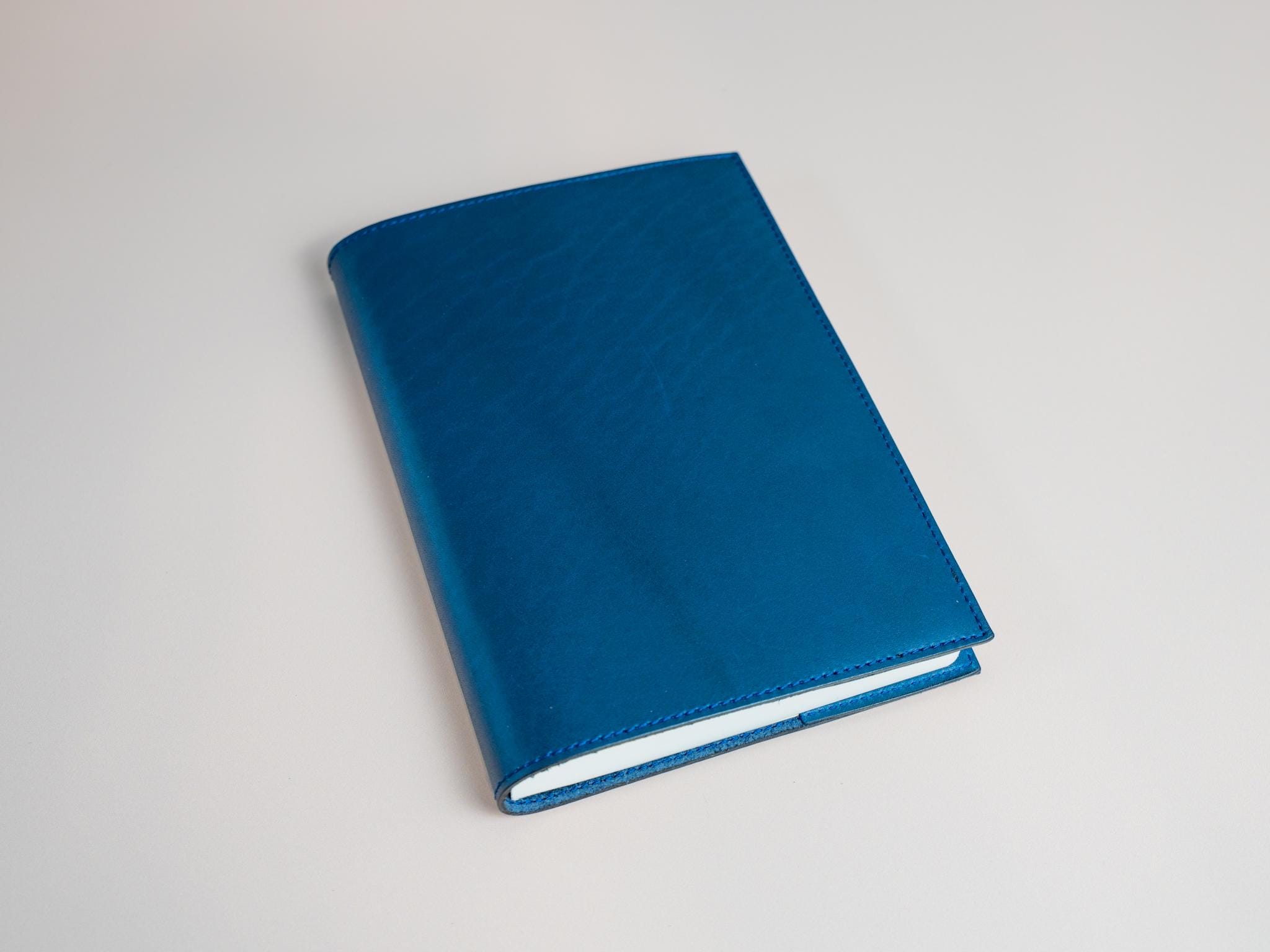 くるみ★MANUAL FACTORY 香港LOG-ON カバン 手帳 Milwaukee Leather Nanami Seven Seas A5 Journal - Navy, Handmade