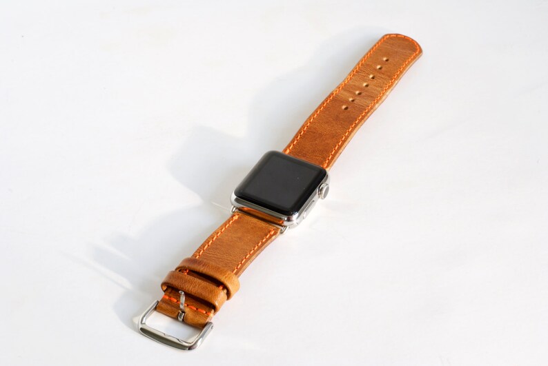 Apple Watch Strap Leather Apple Watch Strap Horween Leather Etsy