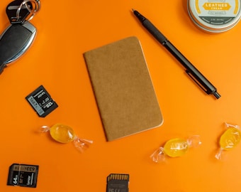 Mini Lined Journal Refill: XSmall olpr. Notebook, Kraft Cover (Set of 2)