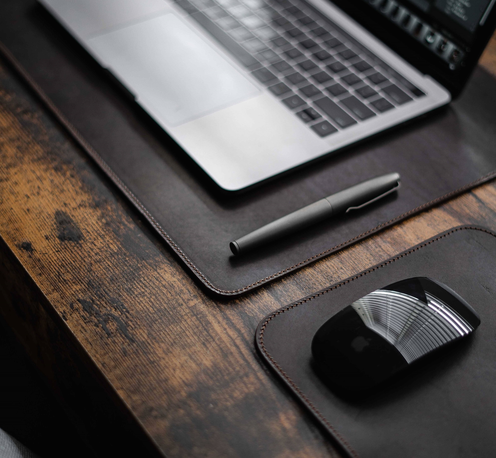 Leather Desk Pad / Table Placemats / Desk Mat / Table Etsy