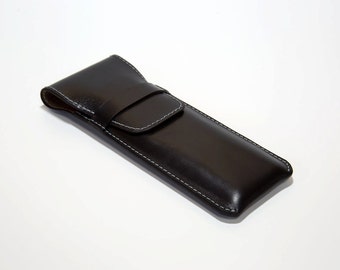 Pen Case, Pen Holder, Pencil Case, Pencil Holder, Leather Pen Case, Leather Pen Holder, Horween Leather