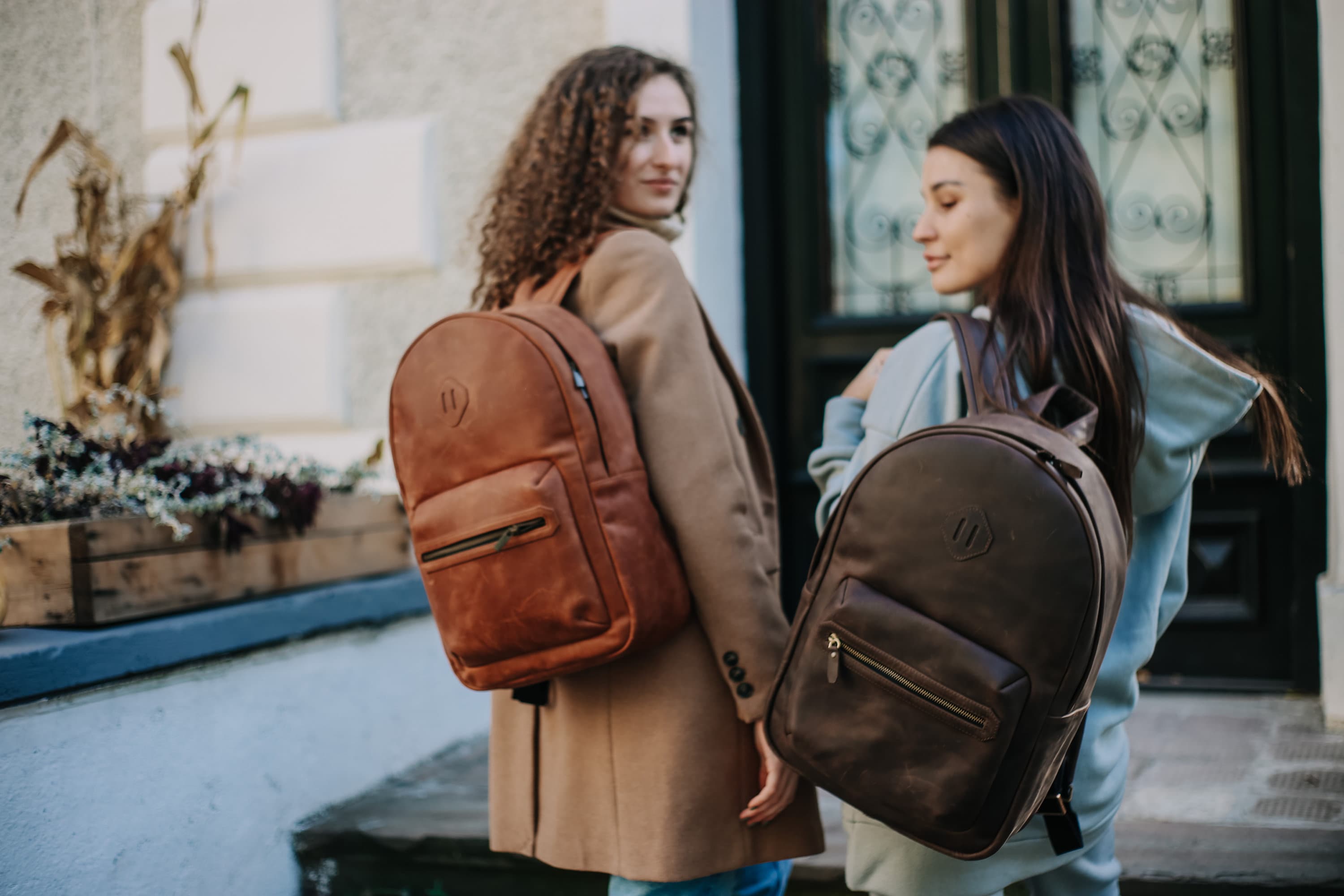 City Backpack, Leather Backpack, Laptop Backpack, Leather 