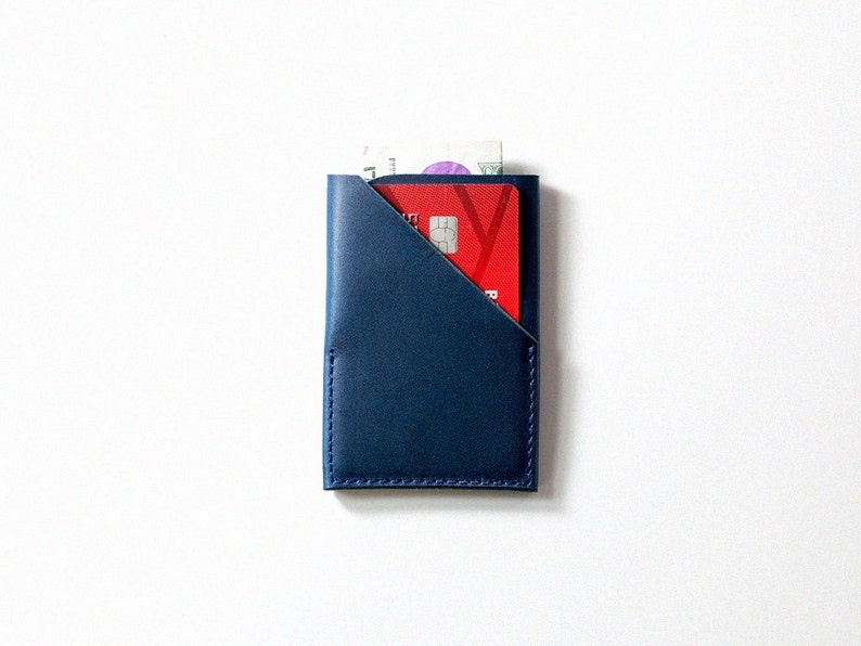 Cartera mínima , Cartera mínima de cuero , Cartera mínima natural , Cartera mínima de cuero Milwaukee imagen 1