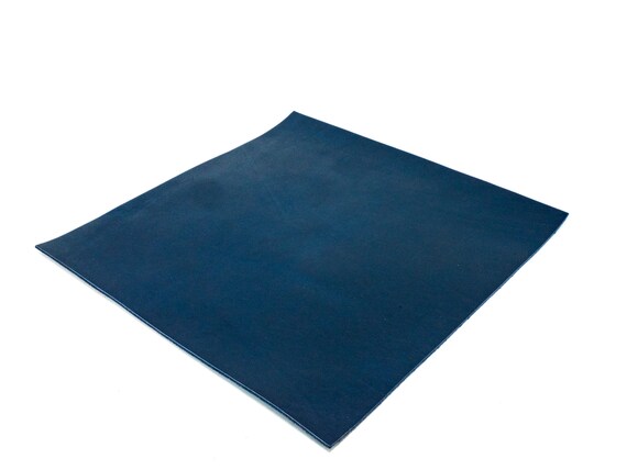 Blue Milwaukee Leather Pieces for Crafting, Leather Cowhide Hide