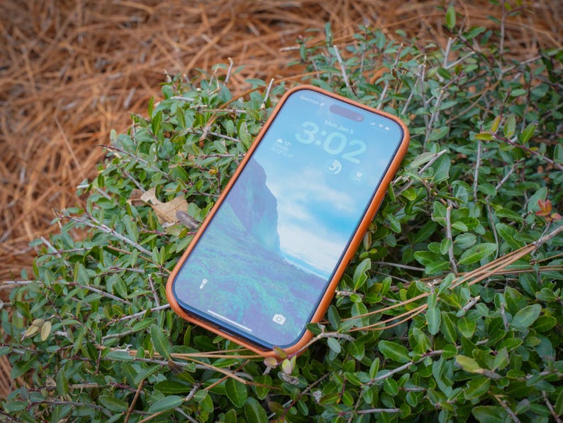 Natural Leather iPhone 17 Case image 3