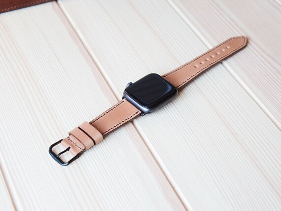 shell cordovan apple watch strap