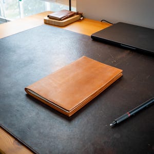 Custom Journals | Leather Moleskine Cover | Personalized Leather Cover with Cahier Journal Included
