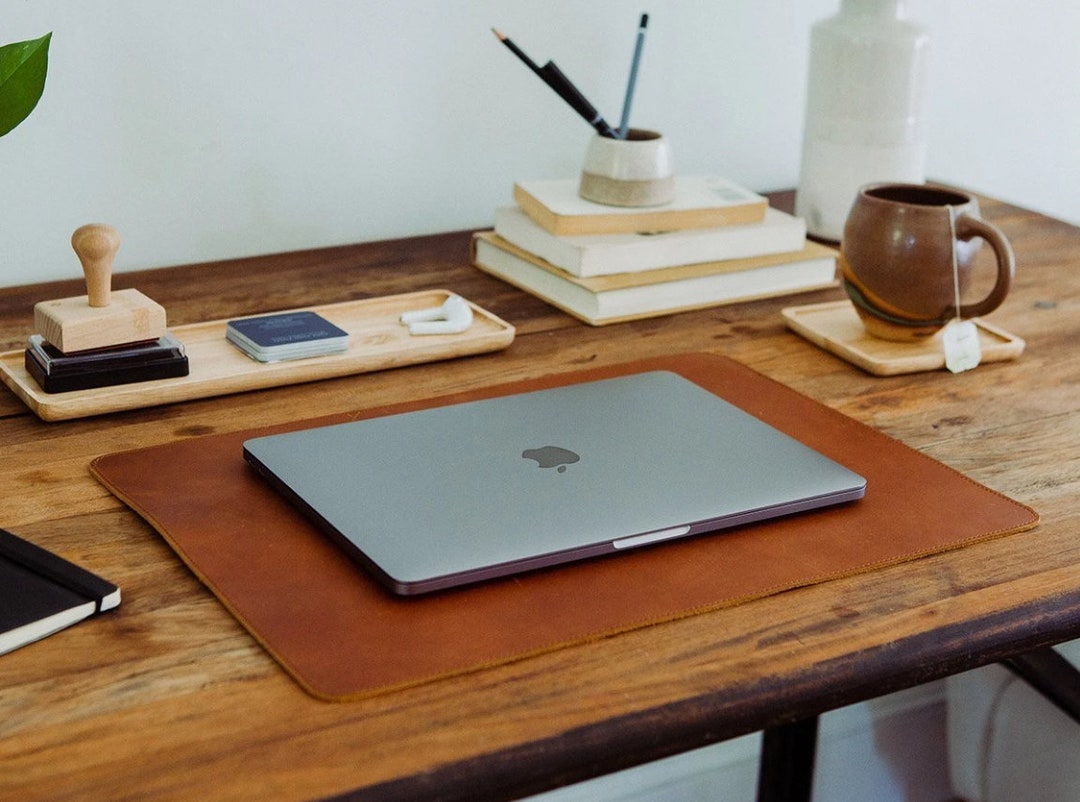 tan-leather-blotter-custom-size-desk-pad-chromed-leather-table-mat
