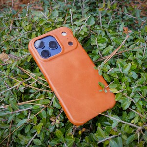 Natural Leather iPhone 17 Case image 7