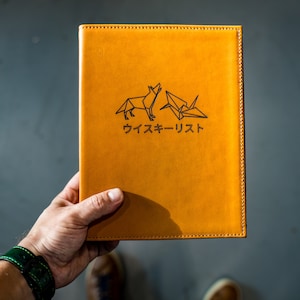 Książka napojów z segregatorami / Niestandardowa skórzana teczka menu / Okładka menu baru / Przewodnik po winach restauracyjnych / Książka paragonów kawiarnianych