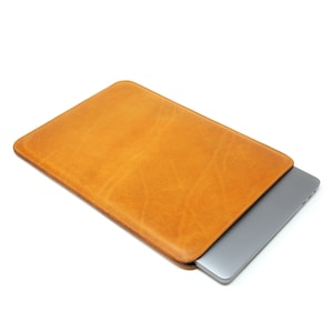 Macbook Pro 16&quot; Protective Case, Leather Macbook Sleeve, Apple Laptop Holder, Macbook Air 13&quot; M2 2022, Air 15&quot; 2023 Sleeve with Lining
