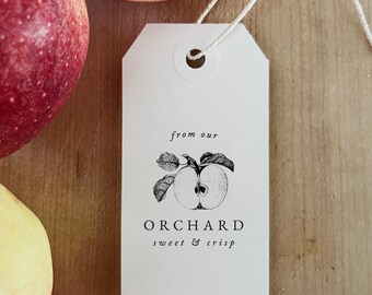 Apple Orchard Rubber Stamp - Orchard - Apple Picking - Fall - Farm to Table - Apple Farm - Apple Orchard