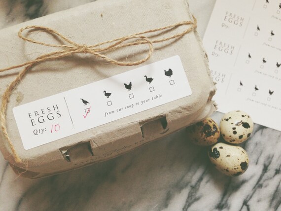 Round Egg Label 6 Eggs Box Circle Printed Egg Carton Labels Burlap Fresh Eggs Stickers Backyard Chickens in White Egg Carton Stickers