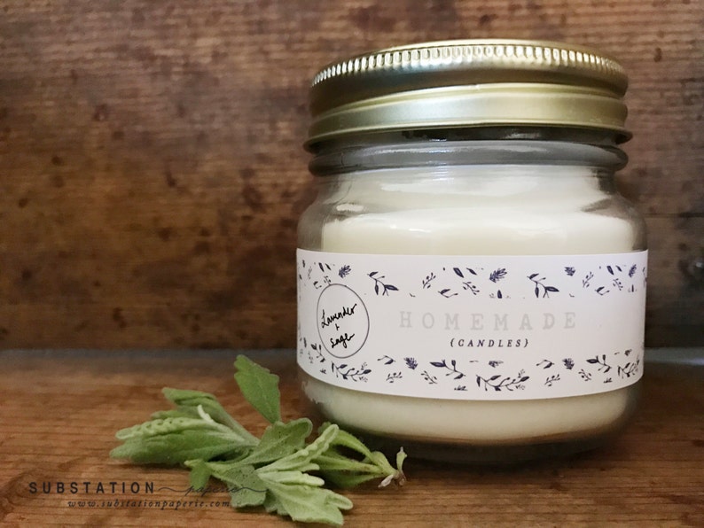 Candle Labels Homemade Candles Handmade Candles Etsy