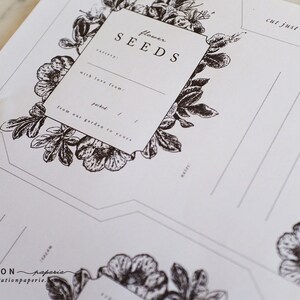 Flower Seed Packet Template - DIY Printable Seed Packet - Homegrown ...