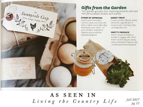 Fresh Eggs Stamp Custom Farm Design Egg Carton Chicken - Etsy