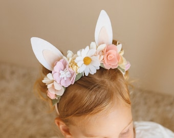 Pastel Bunny Ears Headband
