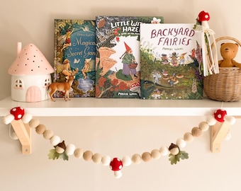 Woodland Garland | Woodland Themed Kids Room | Mushroom Bunting