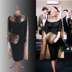 To order...Marilyn Monroe...Gentlemen Prefer Blondes...Leopard cape and matching hand muff image 1