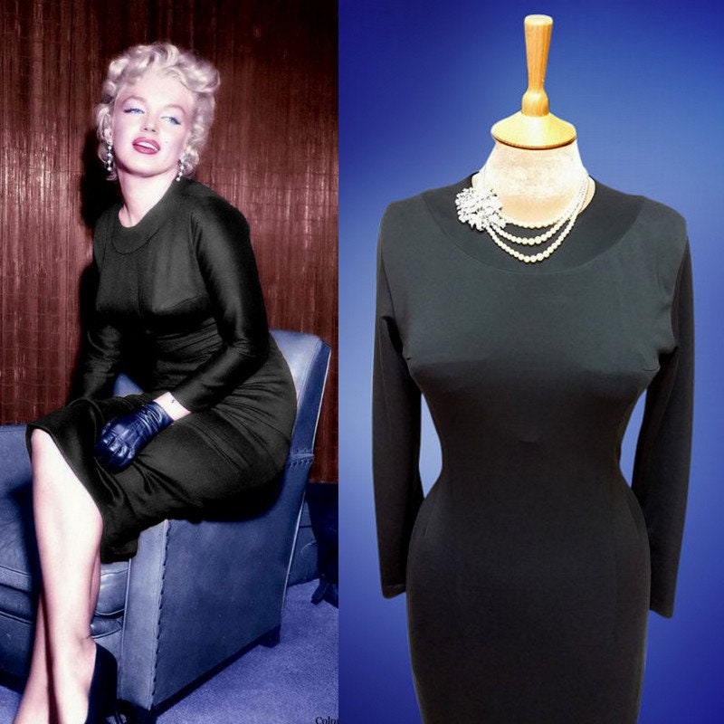 To order...Marilyn Monroe...Little black dress