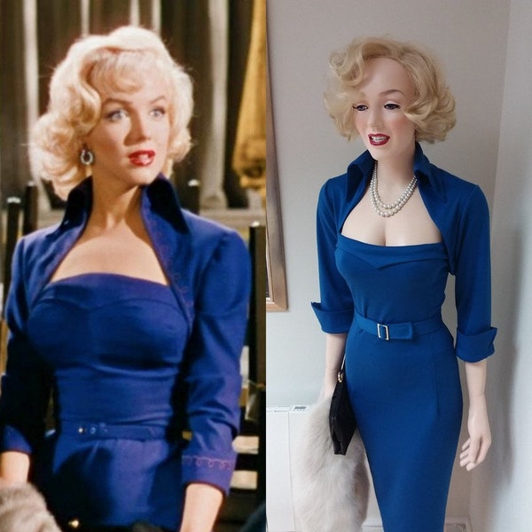 Marilyn Monroe Lorelei Kleid und Bolero auf Bestellung