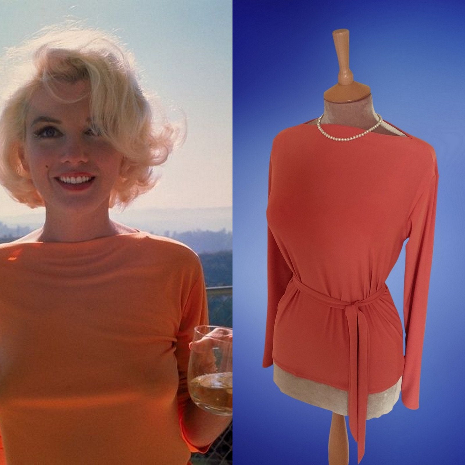 Marilyn Monroe...Pucci blouse | Etsy