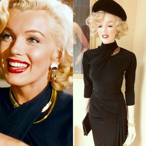 NOUVEAU... Sur commande... Marilyn Monroe 'Les hommes préfèrent les blondes avec un haut avec une jupe assortie (Nouveau modèle)