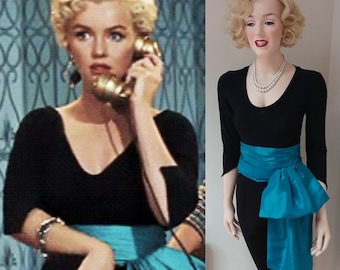 NEW...Marilyn Monroe That's show business sash belt and black top