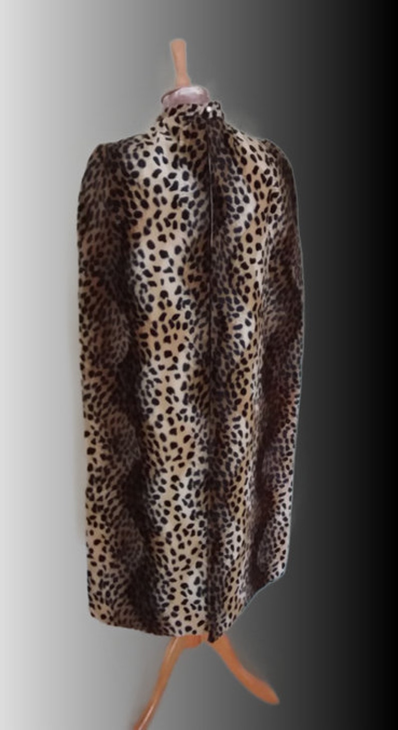 To order...Marilyn Monroe...Gentlemen Prefer Blondes...Leopard cape and matching hand muff image 6