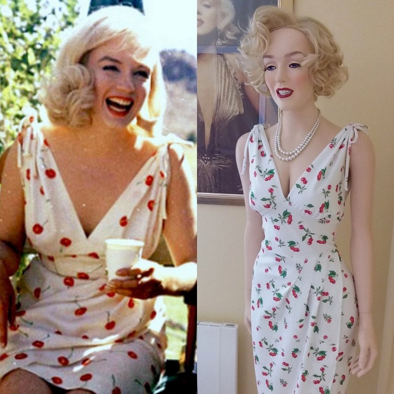 Ready now...Marilyn Monroe Cherry dress (Extra small) 